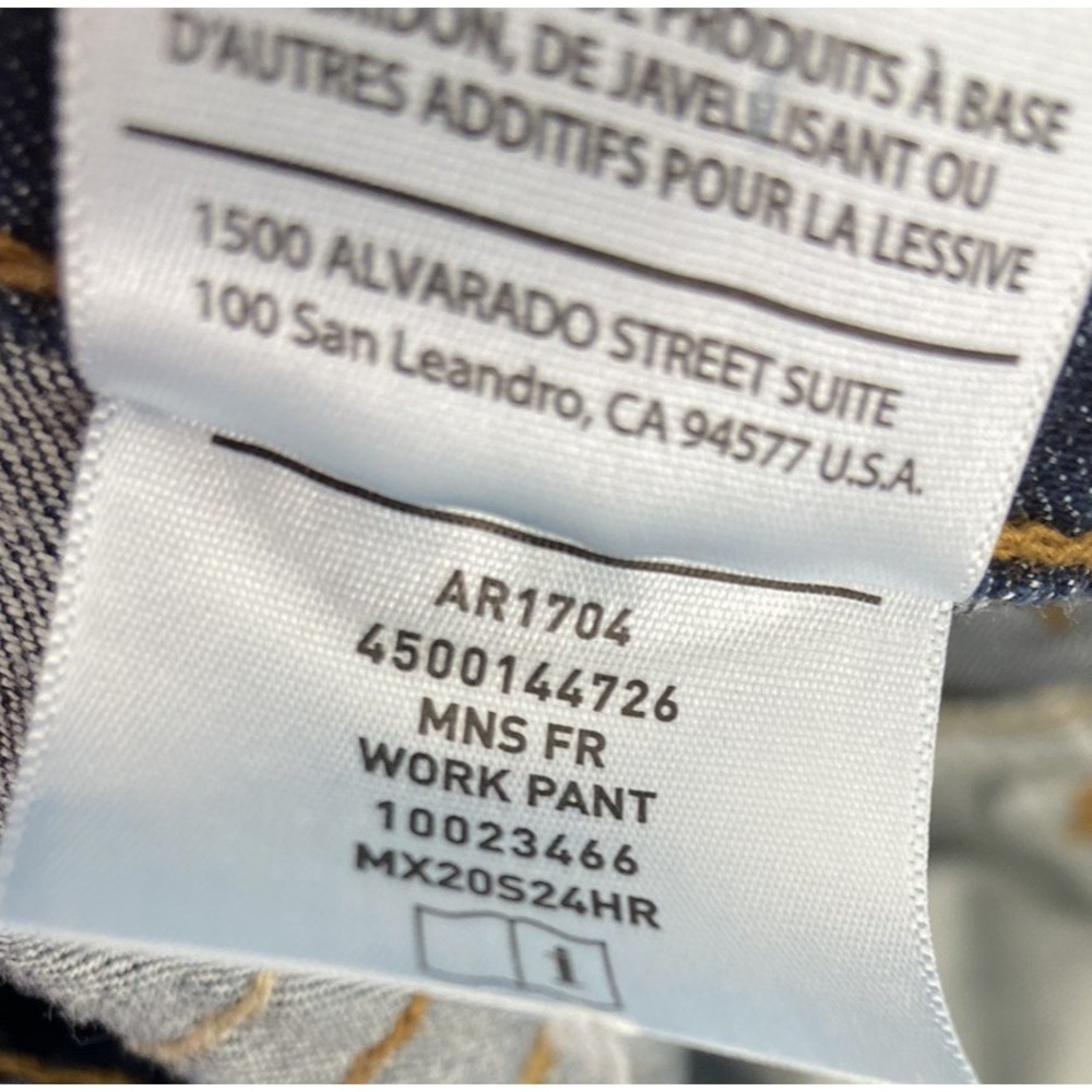 Ariat FR Jeans Mens 38x32 Blue M4 Relaxed Boot Work Fire Resistant Denim Cowboy - Picture 13 of 13